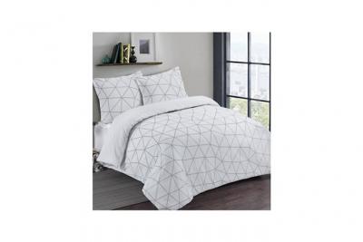 VISION  Parure De Couette Hugo - Housse De Couette 240x260cm + 2 Taies D'oreiller 