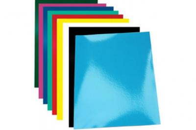  Pavo pavo plats de couverture chromolux, brillant, a4, bleu noir