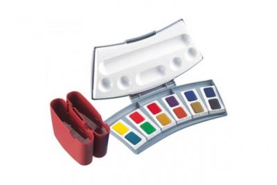 PELIKAN  Boite de couleurs aquarelles d'&eacute;tudes 725 D/12,