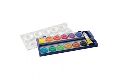 PELIKAN  Bo&icirc;te de peinture standard d'&eacute;cole K24, 24 couleurs