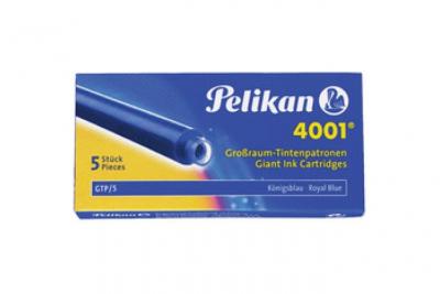 PELIKAN   cartouches d'encre grand volume 4001 gtp/5,turquoise noir