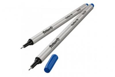 Pelikan Fineliner 96, largeur de trac&eacute;: 0,4 mm, bleu - Lot de 35