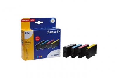GENERIQUE Pelikan P27 Noir, Cyan, Magenta, Jaune 4 pi&egrave;ce(s)