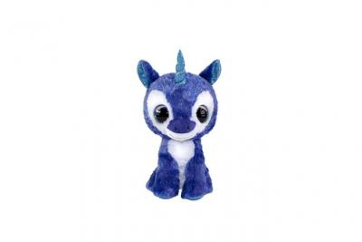  Lumo Stars peluche licorne unicorne velours 24 cm bleu