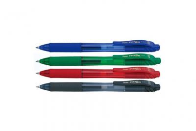 PENTEL  Lot de 3 Rollers encre gel liquide EnerGel-X BL110, bleu