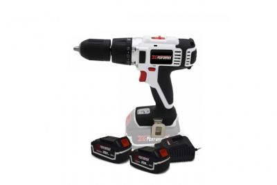 X PERFORMER Perceuse visseuse percussion 20V LITHIUM XP2CID20LI - Mandrin Auto + 2 Batteries 4 Ah et chargeur inclus