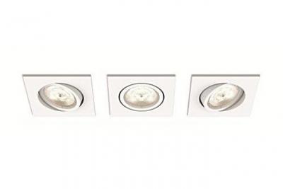 PHILIPS LIGHTING Kit de 3 spots encastrables Shellbark 1 - Blanc