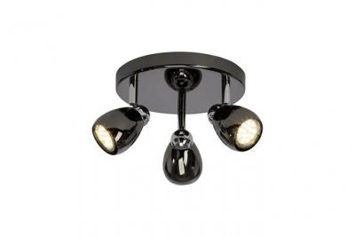 BRILLIANT  Milano G21734/76 Spot de plafond LED GU10 9 W chrome, noir