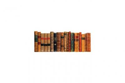 PLAGE  sticker tete de lit adh&eacute;sive - livres anciens63 x 160cm