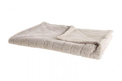 BELIANI Couverture labyar 150 x 200 cm beige 242136