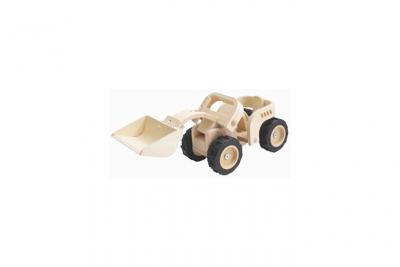 PLAN TOYS  Bulldozer en bois naturel