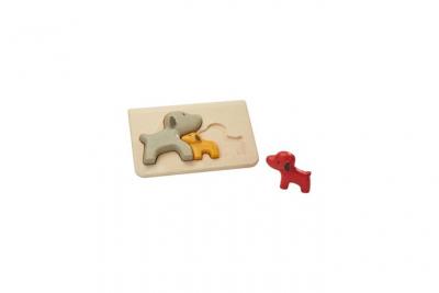 PLAN TOYS PlanToys 4636 Puzzle, Multiple-Dogs