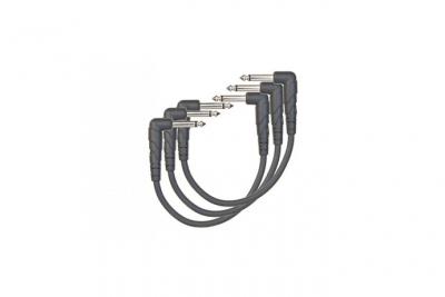 D ADDARIO AND CO Planet Waves PW-CGTP-305 Classics Pack de 3 C&acirc;bles Patch 15 cm Noir
