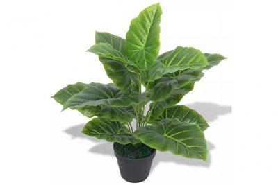 VIDAXL  - Plante Taro artificielle avec pot 45 cm Vert Vert