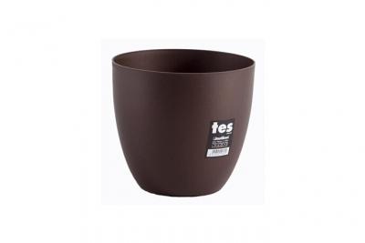 PLASTIKEN  Pot de fleurs bol Tes - 18 cm - Bronze