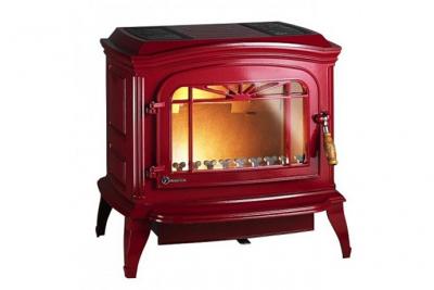 INVICTA Po&ecirc;le &agrave; bois Bradford - Rouge - 9kW 