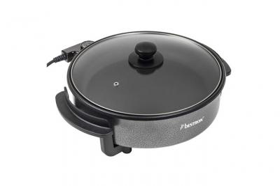 BESTRON  Po&ecirc;le &eacute;lectrique multifonctions antiadh&eacute;sive, 1500 W, Noir