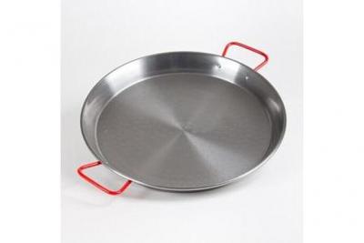 GARCIMA Po&ecirc;le &agrave; paella valence 40 cm en acier poli -  - Argent - Acier