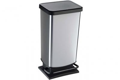 GENERIQUE Rotho Poubelle &agrave; p&eacute;dale Paso 40 L Acier inoxydable 1754110264