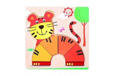 GENERIQUE Puzzle animaux en bois pour les tout-petits 1 2 3 ans gar&ccedil;ons filles jouet &eacute;ducatif - Multicolore 