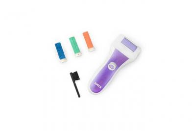 JOCCA  6286 R&acirc;pe &eacute;lectrique rotative pour les pieds Â– Blanc et Violet