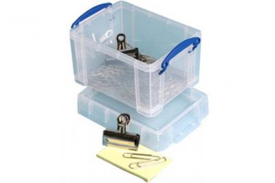REALLY USE BOX  1.6&nbsp;C Bo&icirc;te de rangement 1,6&nbsp;L transparent