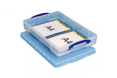 REALLY USE BOX Really Useful Box Bo&icirc;te &agrave; fiche en polypropyl&egrave;ne 19 L Transparent