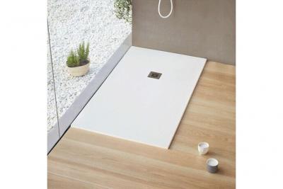 SANYCCES Receveur de douche ultra-l&eacute;ger logic - 100 x 80 cm Blanc