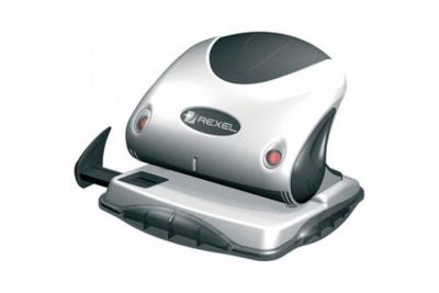 REXEL Perforateur 2 trous  - capacit&eacute; 25 feuilles - coloris gris/noir