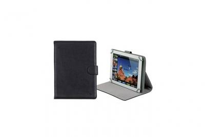 RIVACASE  etui tablette universel orly 10,1'' - cuir - noir