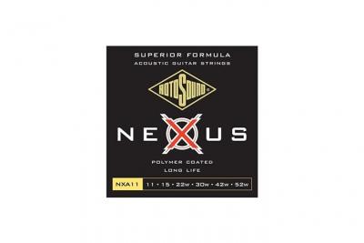 ROTOSOUND NXA11 - Jeu de cordes Nexus Coated Phosphor Bronze guitare acoustique - 11-52