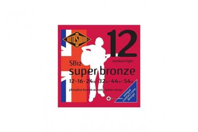 ROTOSOUND  Cordes pour Guitare Acoustique SUPER BRONZE 6-str. SB12