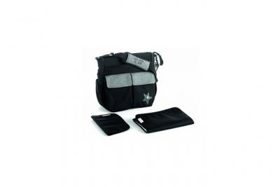 JANE  Sac &agrave; langer Jan&eacute; Mama Bag Soil noir. Couleur: Noir