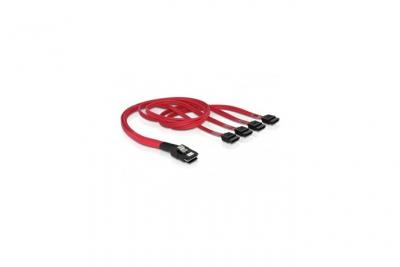 DELOCK  C&acirc;ble mini SAS 36 broches vers 4 x SATA 50 cm