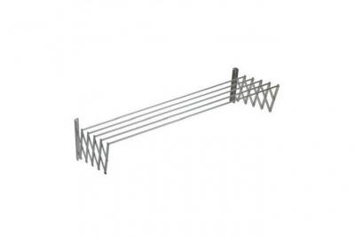 SAUVIC  90835 S&eacute;choir &agrave; Linge Extensible Aluminium 120 x 13,5 x 26,5 cm