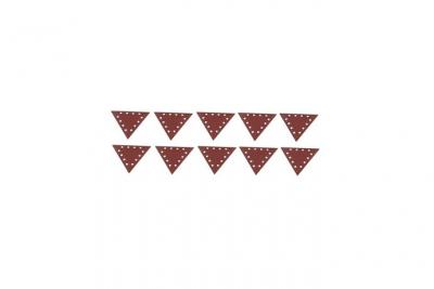 SCHEPPACH  - Lot de 10 papiers abrasifs triangulaire Grain 100