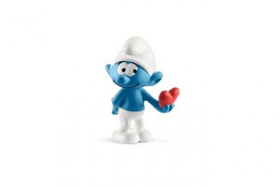 SCHLEICH  THE SMURFS 20817 - Figurine Schtroumpf avec Coeur 