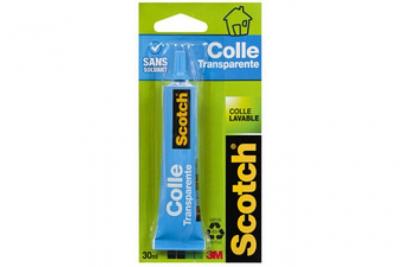 SCOTCH  - Colle en tube transparente 30ml sans solvant - Sous blister