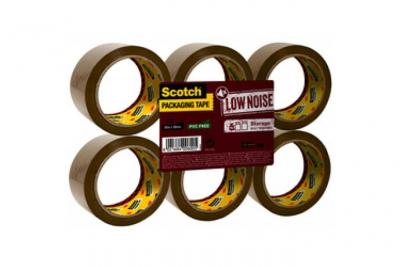 SCOTCH Rouleaux adh&eacute;sif Polypropyl&egrave;ne Acrylique Transparent 50mmx66m - lot de 6