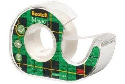 SCOTCH  -8-1975d - Magic 810 - Ruban Adh&eacute;sif Invisible Sur D&eacute;vidoir Plastique - 19mm X 7,5m