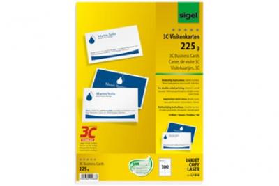 SIGEL  Business Card 3C LP850 - cartes de visite - 100 carte(s)