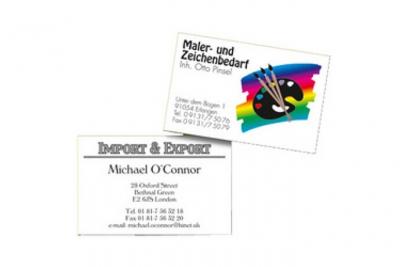 SIGEL  Lp800 Lot de 100 Cartes de Visite Imprimables, 3C, 8,5 X 5,5 cm, 250 G