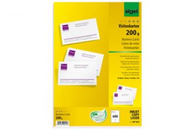 SIGEL  Cartes de visite x 150 feuilles