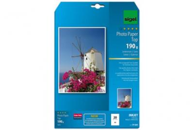 SIGEL Papier photo A4 190g  20 feuilles