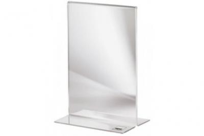 SIGEL  ta220 pr&eacute;sentoir de table vertical pour a4 transparent