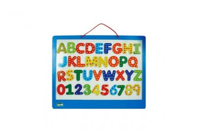 SIMM LENA&reg; Tableau enfant magn&eacute;tique alphabet bois 65822