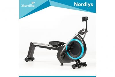 SKANDIKA Rameur magn&eacute;tique avec Bras articul&eacute;s 3D -  Nordlys - 16 Niveaux de r&eacute;sistance - 21 Prog +1 Manuel - Support Tablette 