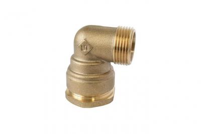 SOMATHERM Raccord laiton coud&eacute; sumo pour tube pe &Oslash;20 mm - M&acirc;le 1/2 - brut
