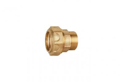 SOMATHERM Raccord laiton droit Serrage Ext&eacute;rieur pour tube PE &Oslash;32 mm - M&acirc;le 1