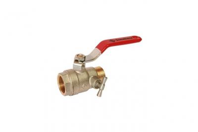 SOMATHERM Vanne a sphere ACS - M&acirc;le femelle 15 / 21 (1 / 2) - A purge PN30